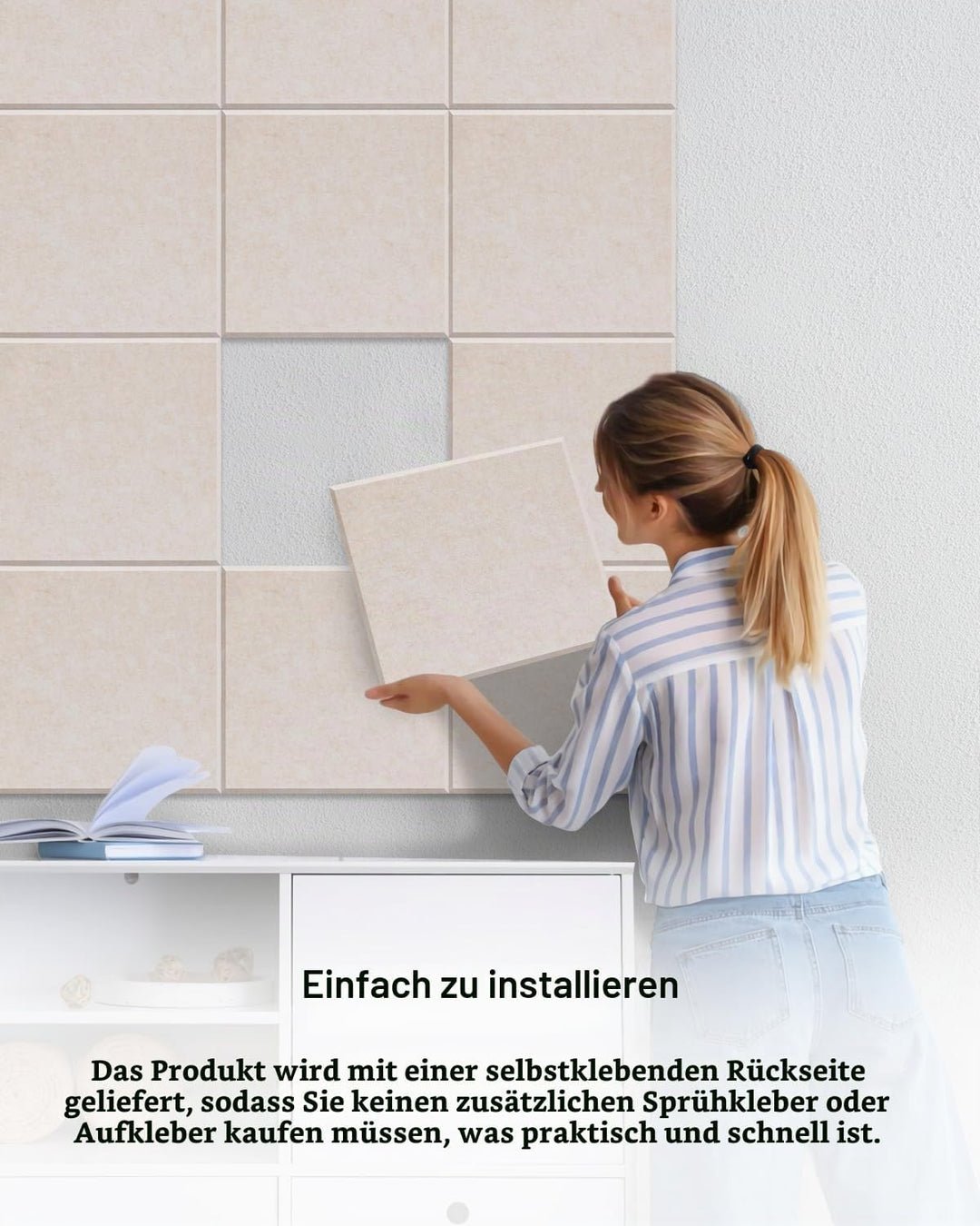 Akustikplatten selbstklebend 12 Stück schalldämmung schallschutz wand Hohe Dichte Polyester Akustikp