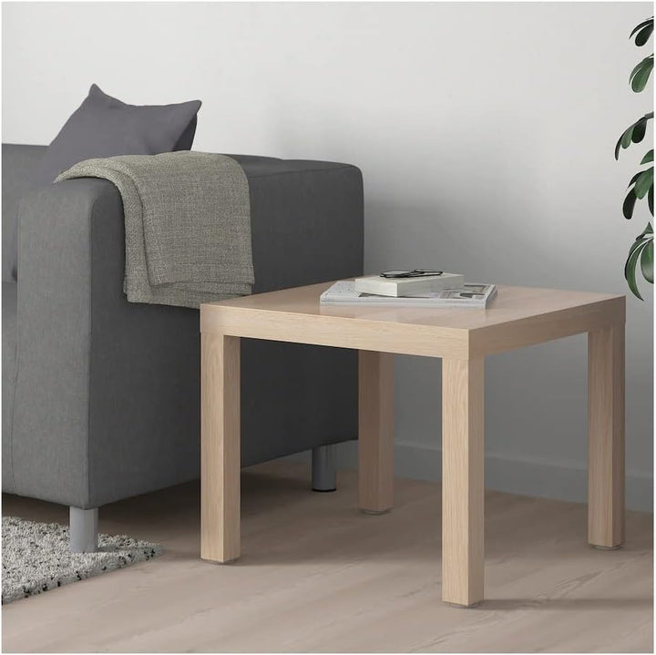 IKEA Lack Beistelltisch 55x55 cm in weiss gebeizter Eichenoptik