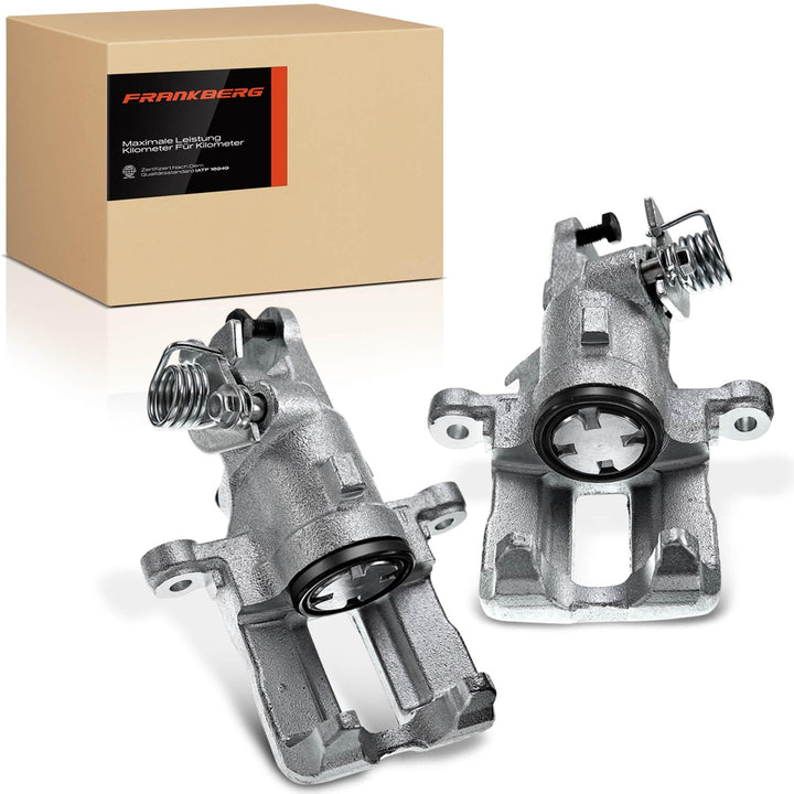 Frankberg 2x Bremssattel Bremszange Hinterachse Kompatibel mit Almera II N16 1.5L-2.2L 2000-2001 Pri