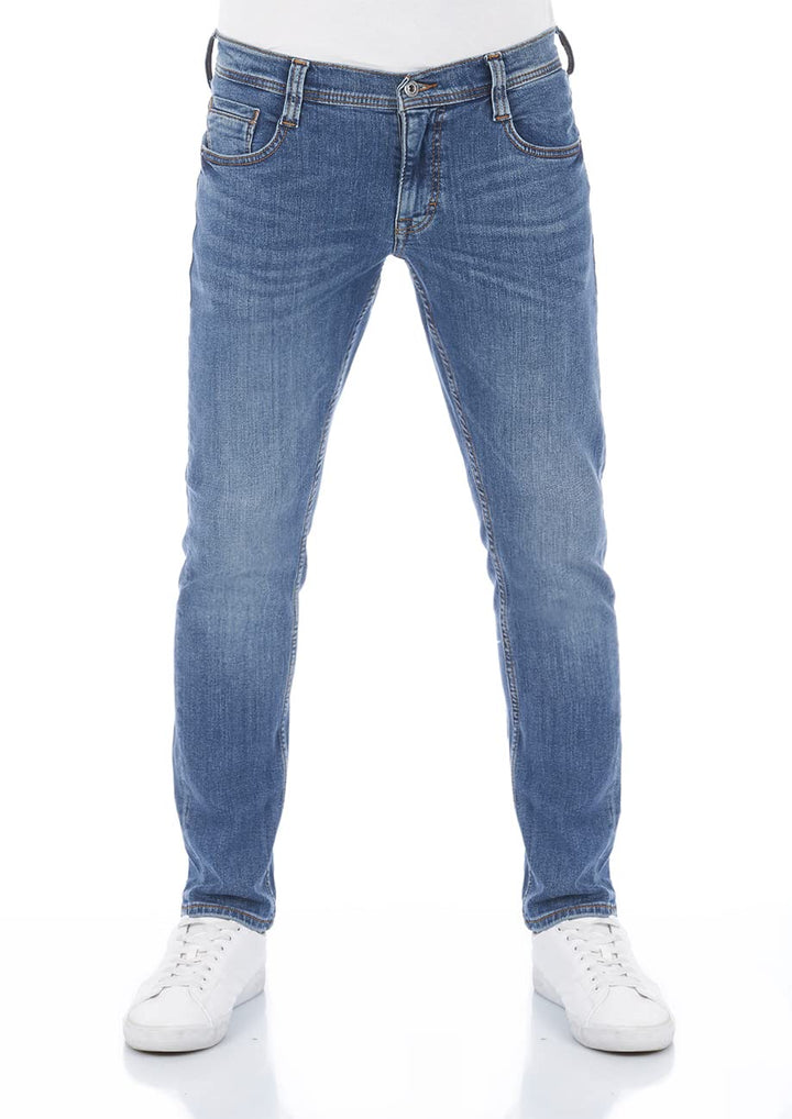 MUSTANG Herren Jeans Hose Oregon Tapered 34W / 30L Medium Blue Denim (313), 34W / 30L Medium Blue De