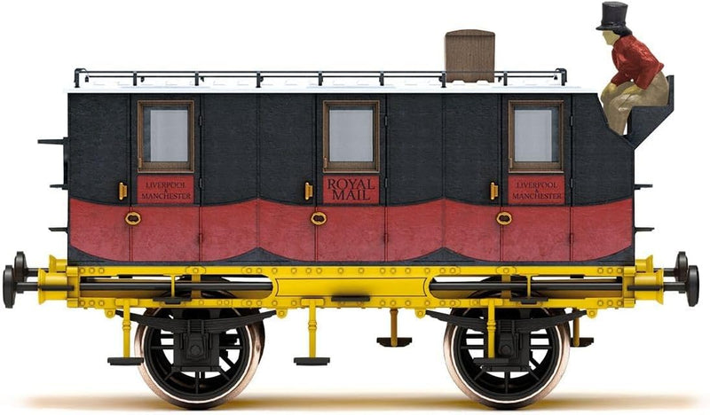 Hornby R40436 L&MR, Royal Mail Coach – Epoche 1 Rollmaterial – Waggons für Modelleisenbahnsets