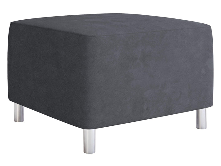 Mirjan24 Moderner Polsterhocker Dover, Sitzhocker Hocker Sitzbank Fussbank Pouf Farbauswahl (Alova 3