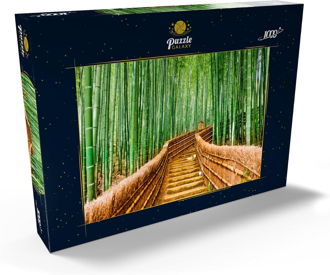 Kyoto, Japan im Bambuswald - Premium 1000 Teile Puzzle - MyPuzzle Sonderkollektion von Puzzle Galaxy