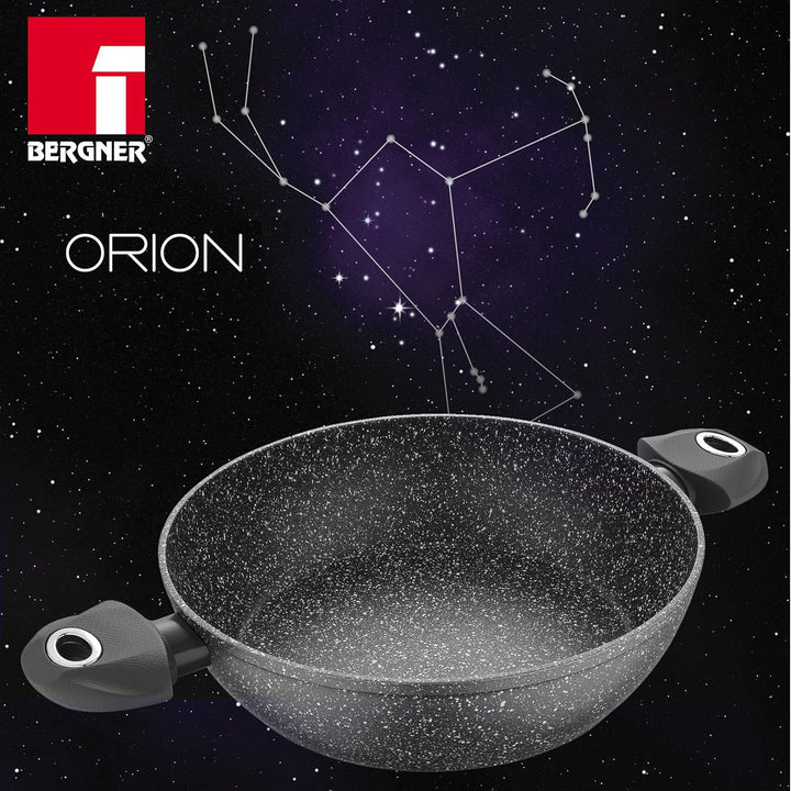 Bergner Orion Grill, Plateado, 28 cm grillpfanne, grillpfanne