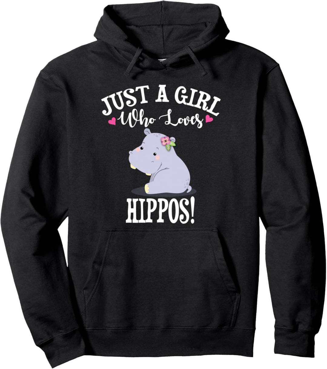 Hippo Pullover Hoodie