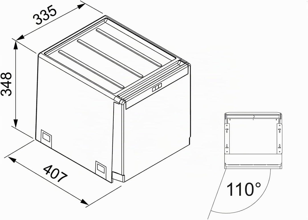 Franke Sorter Cube 40 - 134.0039.330 Einbau Abfallsammlsystem Handauszug