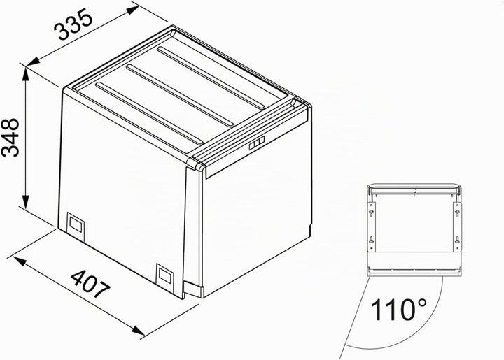 Franke Sorter Cube 40 - 134.0039.330 Einbau Abfallsammlsystem Handauszug