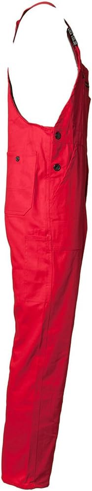 Planam Grösse 54 Herren BW 290 Latzhose mittelrot Modell 0123, 54