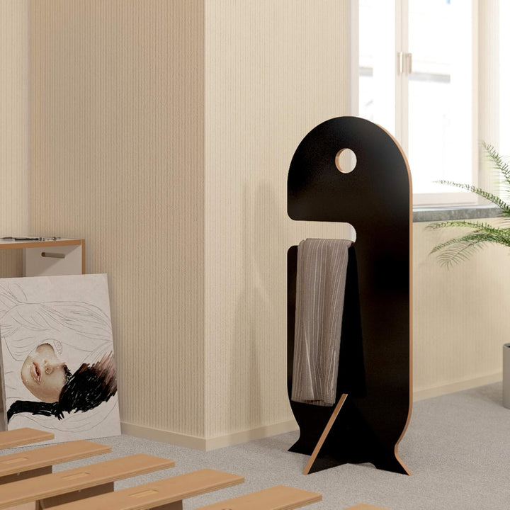 Tojo dienerle I Stummer Diener modern, anthrazit | Design Herrendiener 48 x 48x 116 cm I Design Klei