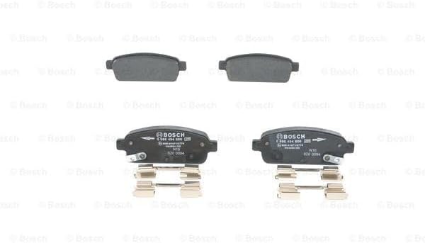 Bosch BP1357 Bremsbeläge - Hinterachse - ECE-R90 Zertifizierung - vier Bremsbeläge pro Set