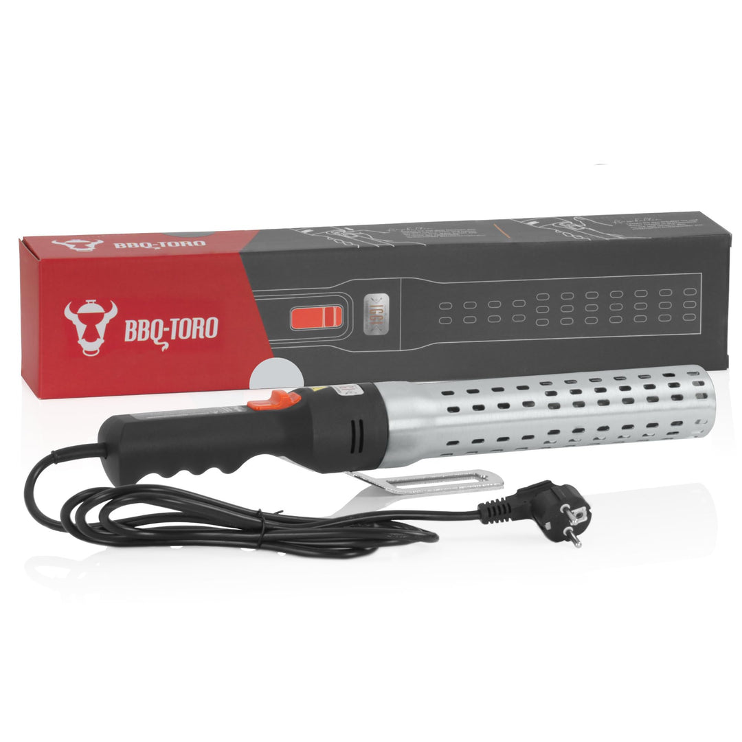 BBQ-Toro Elektrischer Grillanzünder IGGI | 2000 W, 650 °C | Elektro Kohleanzünder für BBQ Holzkohle,