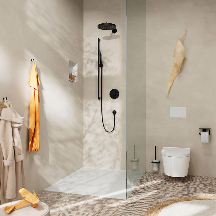 hansgrohe Pulsify S - wassersparender Duschkopf 5,4 l/min (EcoSmart+), Handbrause mit 1 Strahlart (P