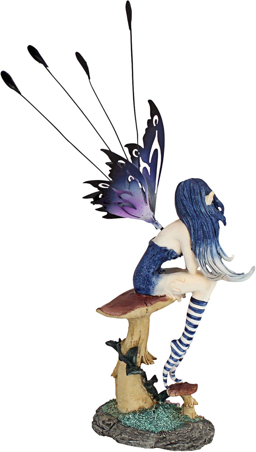 Design Toscano Sapphire, die Pepperwand-Fee, Figur, Sapphire