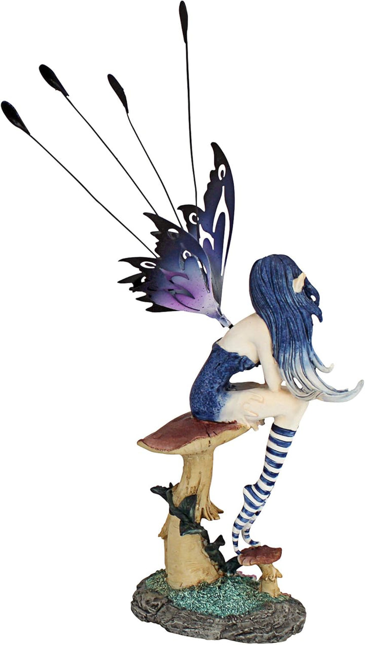Design Toscano Sapphire, die Pepperwand-Fee, Figur, Sapphire