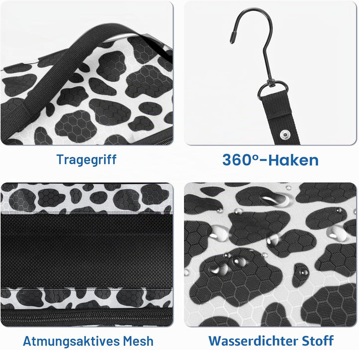 Koffer-Organizer, Reisegepäck-Organizer, tragbar, hängende Reiseregale, zusammenklappbar, zum Aufhän
