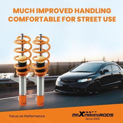 maXpeedingrods Gewindefahrwerk für GOLF 5 für PASSAT 3C /3CC für A3 8P Coilover