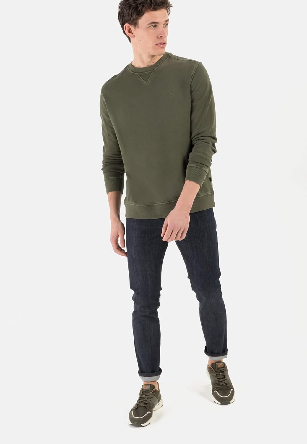 camel active Herren Slim Fit Organic Cotton-Mix Jeans 38W / 36L Dunkelblau, 38W / 36L Dunkelblau