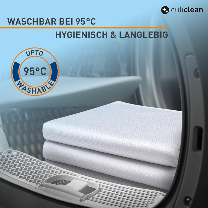 Ultra Mikrofaser Küchentuch Geschirrtuch Trockentuch 50x70 cm, blau, 10 Stück, Profipack, Waschbar,