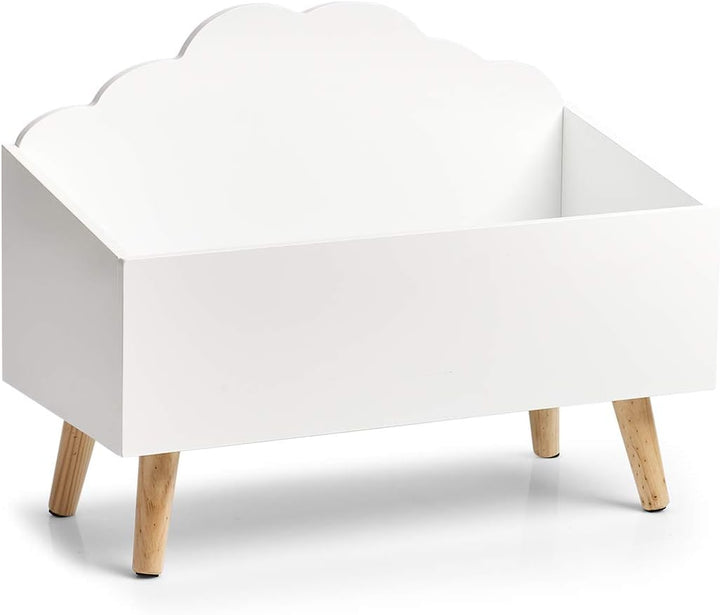 Zeller 13503 Kinder-Aufbewahrungstruhe 'Wolke', MDF, weiss, ca. 58 x 28 x 45 cm, Kindermöbel, Kids,