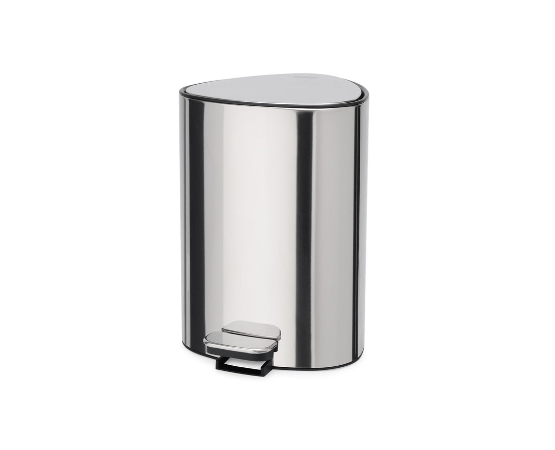 Joseph Joseph EasyStore Luxe 5l Edelstahl Treteimer mit Müllbeutel, Absenkautomatik Deckel, herausne