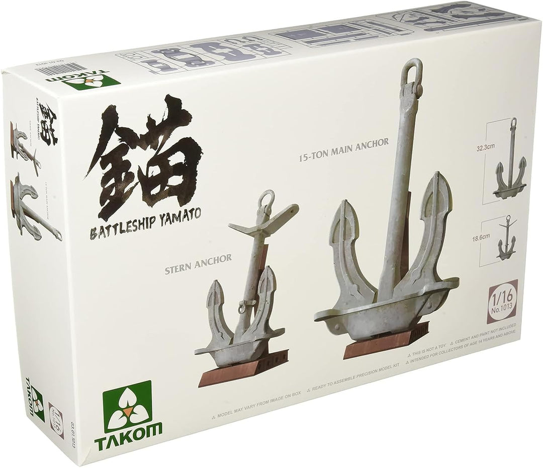 Takom Modell Battleship Yamato Anchors, TKO1013