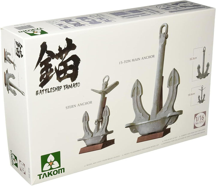 Takom Modell Battleship Yamato Anchors, TKO1013