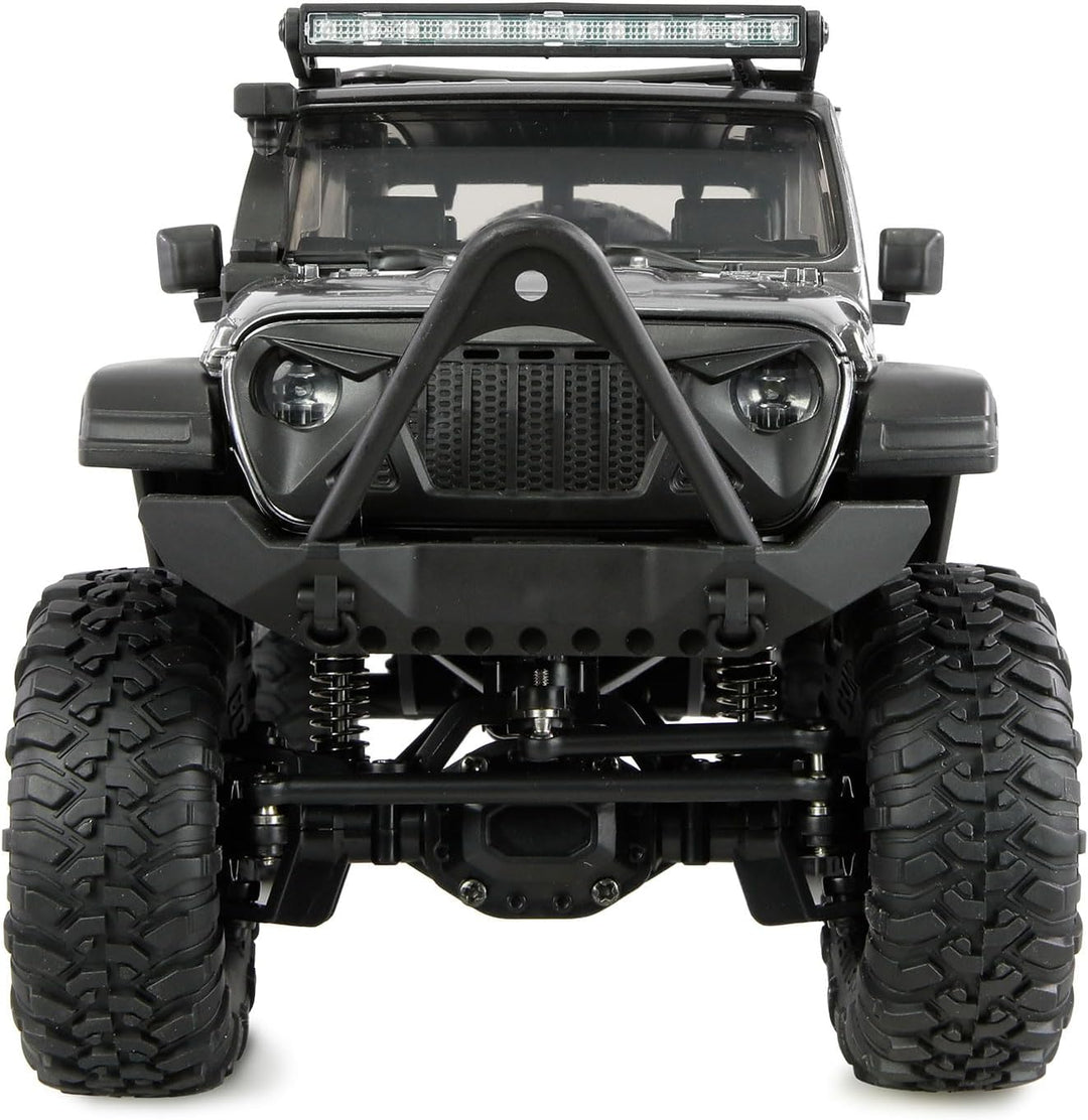 Amewi AMXRock Mini-Crosstrail Scale Crawler 4WD 1:16 RTR grau inkl. Fernsteuerung, Akku, Ladekabel