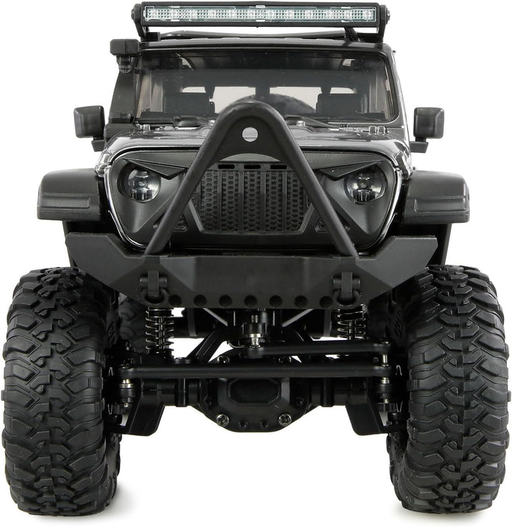 Amewi AMXRock Mini-Crosstrail Scale Crawler 4WD 1:16 RTR grau inkl. Fernsteuerung, Akku, Ladekabel