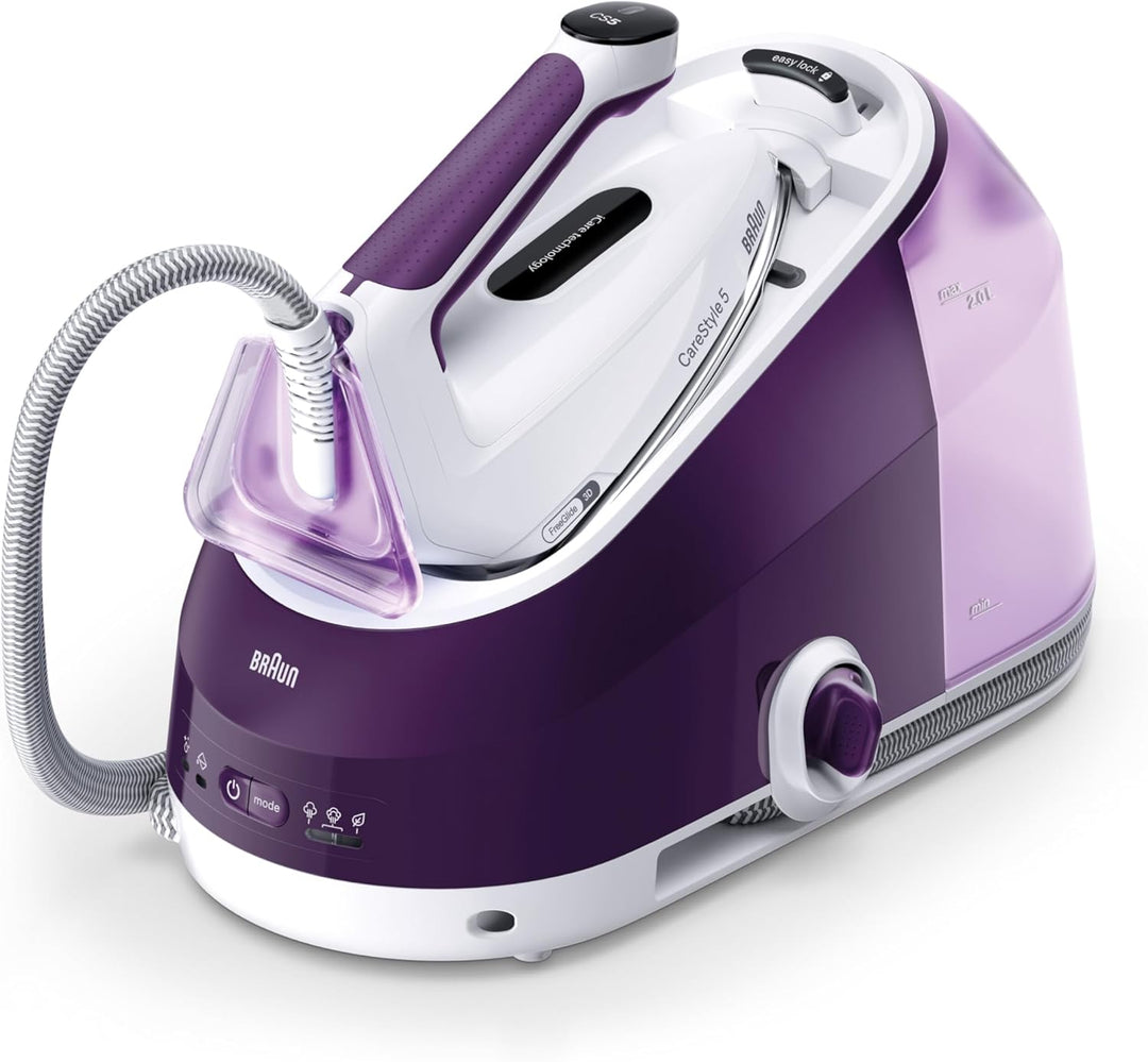 Braun Household CareStyle 5 IS5247 VI Dampfbügelstation - Dampfbügeleisen mit FreeGlide 3D Bügelsohl