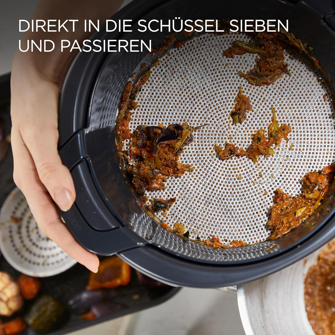 Kenwood Sieb und Passieraufsatz KAT20.000GY, Zubehör für Kenwood Küchenmaschinen, zum Passieren von