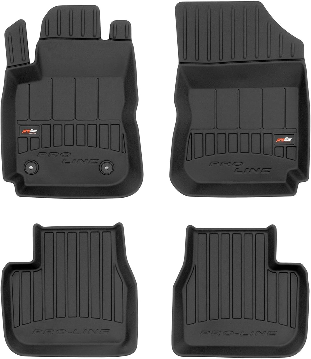 SMK Gummimatten auto fussmatten Satz für Citroen C4 Cactus 2014-2020 Erleben Sie einen neuen Standar