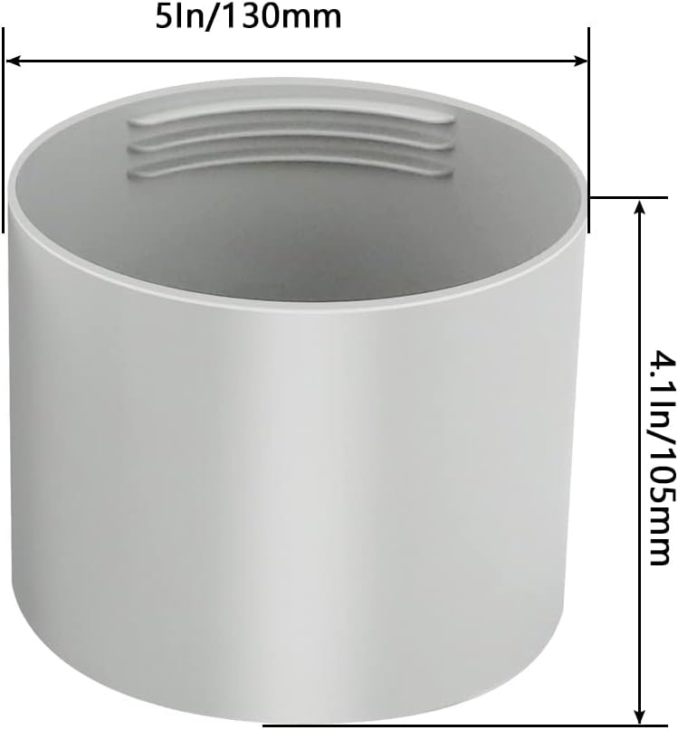Bysameyee Tragbare Klimaanlage Schlauchverlängerung Kuppler, Universal 13cm AC A/C Abgas Entlüftung