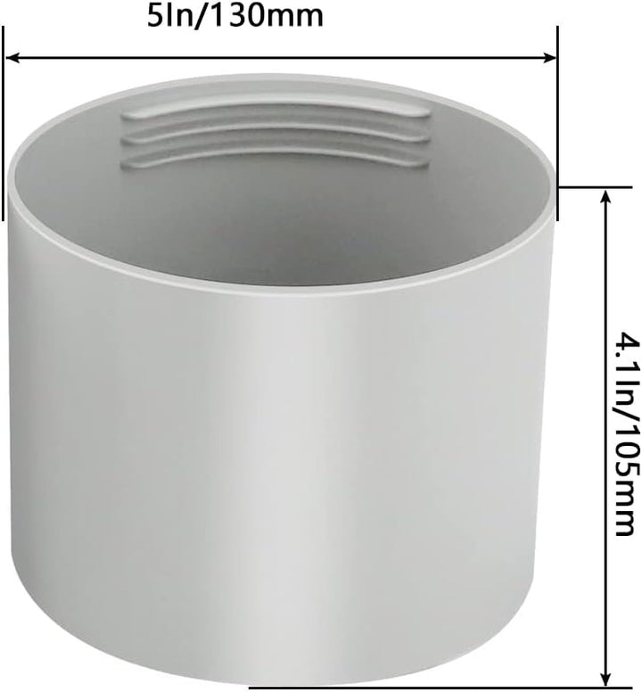 Bysameyee Tragbare Klimaanlage Schlauchverlängerung Kuppler, Universal 13cm AC A/C Abgas Entlüftung