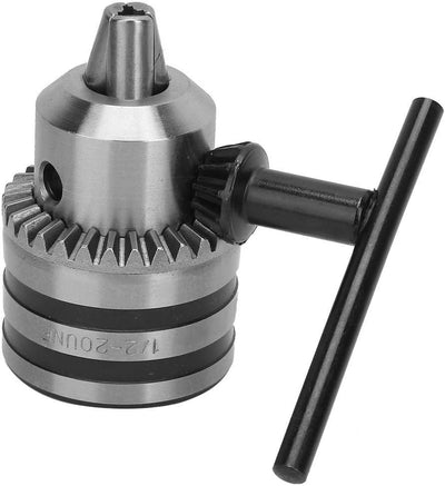 Zahnkranzbohrfutter, 3.0-16MM 1/2-20UNF Bohrfutter mit Spannschlüssel und 1/4 Sechskantkopf Adapter