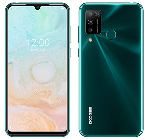 DOOGEE N20 PRO (6GB+128GB) Smartphone ohne Vertrag, Android 10 Handy, Helio P60 Octa-Core, 16MP AI F