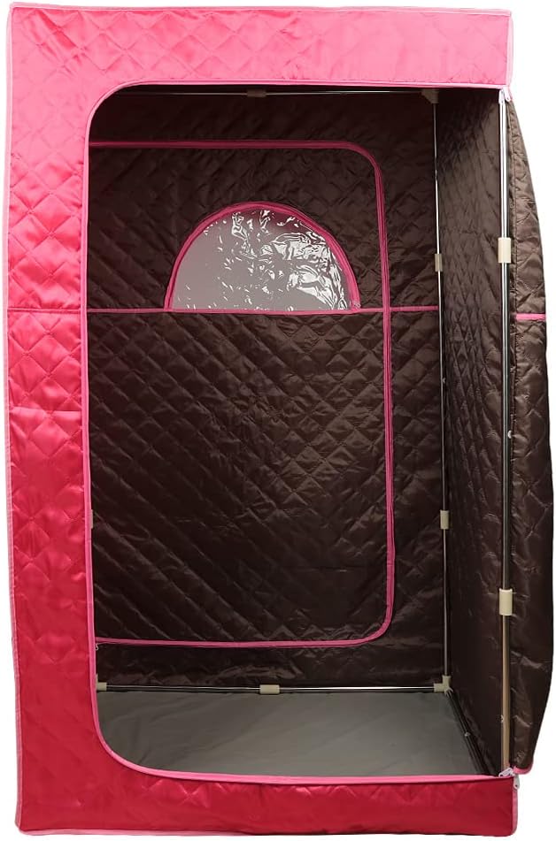 Tragbare Sauna Willowybe，Mini Dampfsauna für Zuhause，Einzel Portable Sauna Raum Kann Müdigkeit Linde