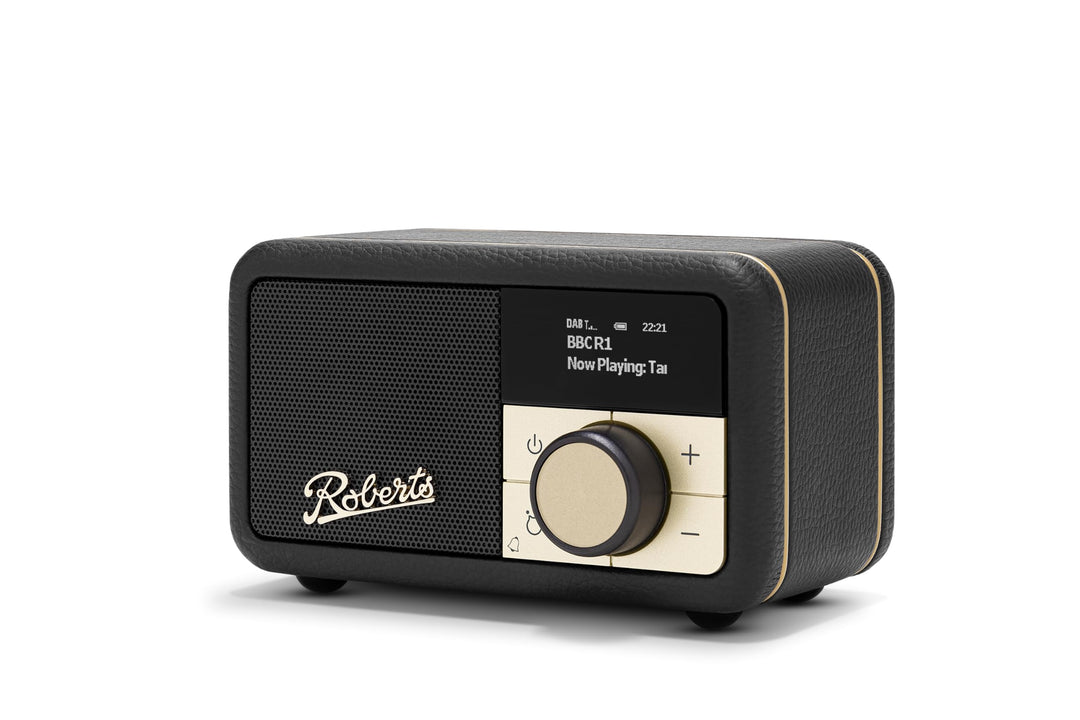 Roberts Revival Petite 2 DAB+/FM/Bluetooth Radio Black, Black