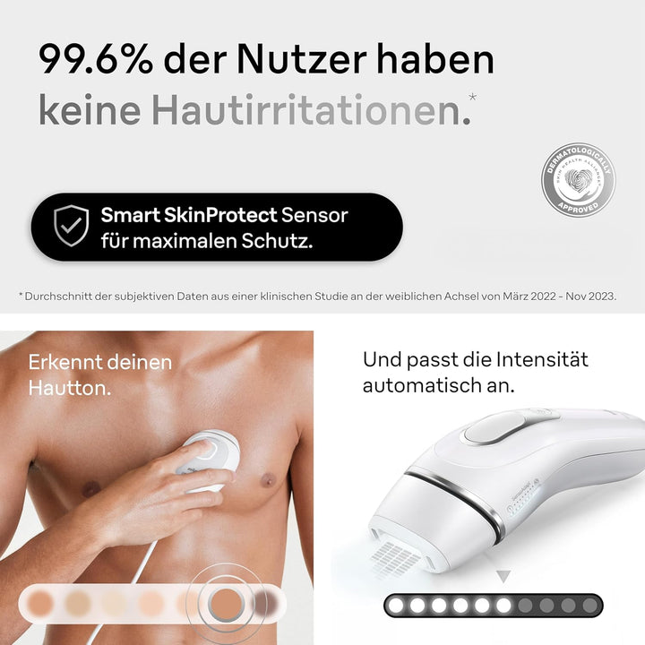 Braun IPL Silk Expert Pro 5 Haarentfernungsgerät Herren, sichtbare Haarentfernung für Männer, Design