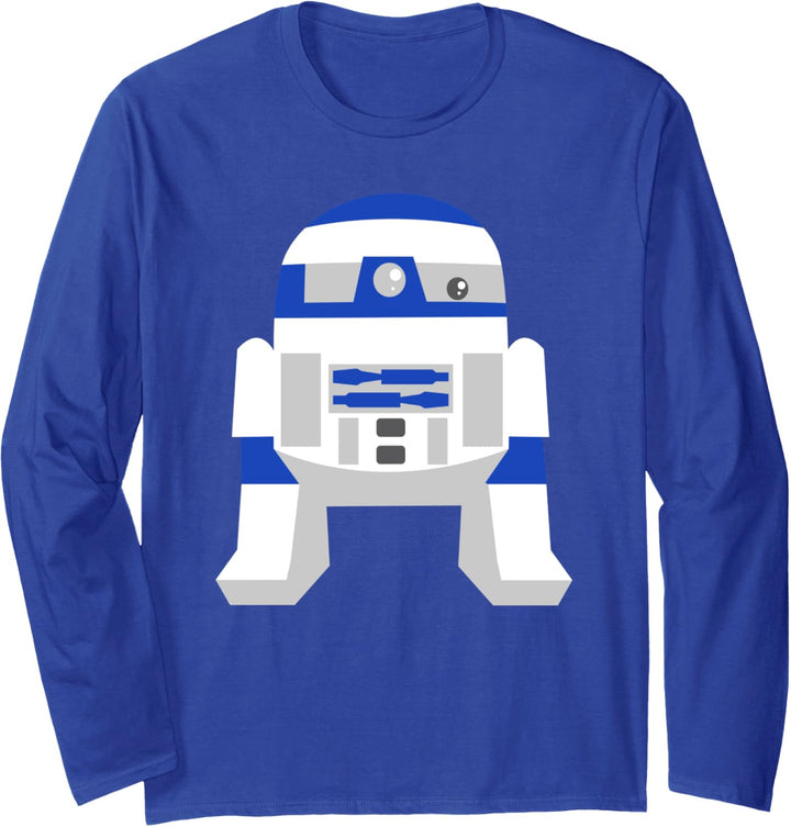 Star Wars Cute Cartoon R2-D2 Droid Langarmshirt