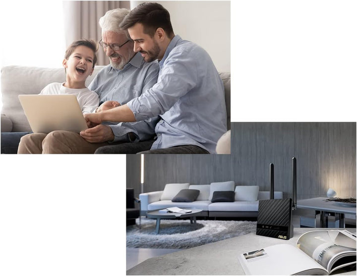 ASUS 4G-N16 Wireless-N300 LTE Modem-Router (4G LTE Mobiles Breitband, 150 Mbit/s, WLAN, 300 Mbit/s,