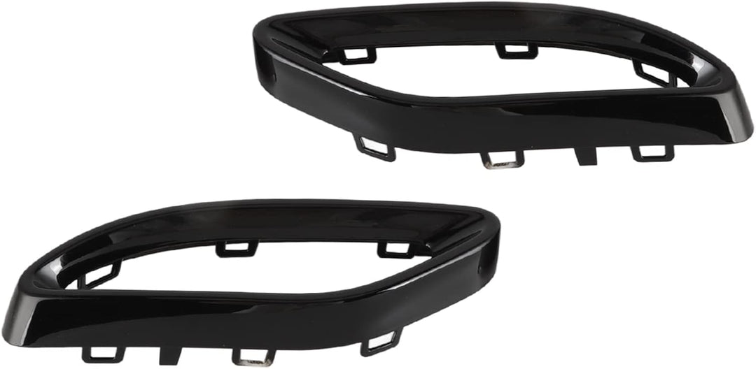 Hintere Auspuffrohrabdeckung, Schwarz Glänzende Auspuffblenden, Ersatz für Mercedes-Benz A B C E GLC