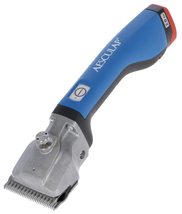 Aesculap GT644-BL-AA Grosstierschermaschine Bonum mit Torqui, Akku Schermaschine, Rind/ blau RINDER-
