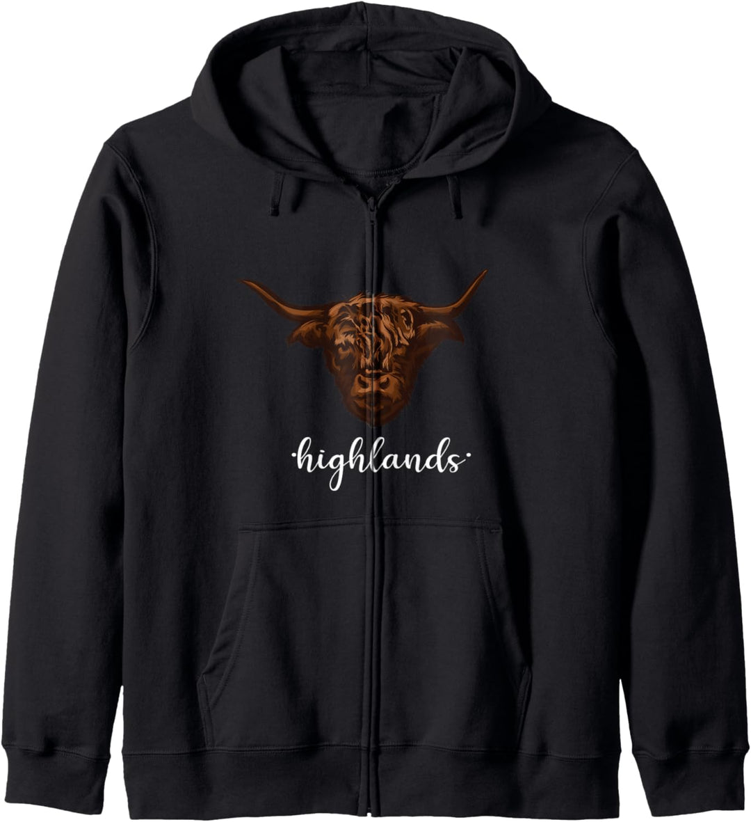 Highland Kuh Geschenk Schottische Highland Kühe Kapuzenjacke