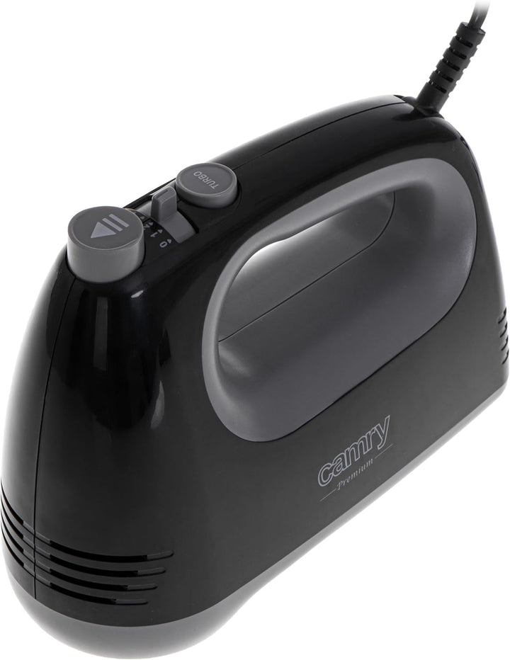 ADLER Camry Schwarz Handmixer, 750 W Leistung, Turbo-Funktion