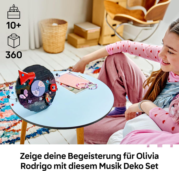 LEGO Editions Olivia Rodrigos Schallplatte - Spielzeug Schallplatte, Minifigur &amp; Zubehör - Zimmer, W