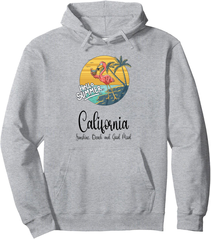 California, Beach, Surfer, Tauchen, California Pullover Hoodie