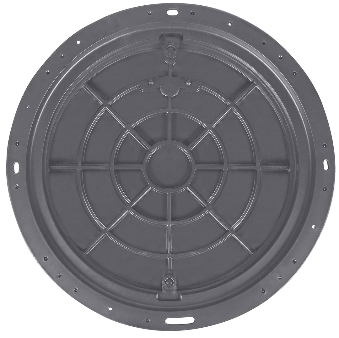 BABYLONPLAST Schachtabdeckung, Kanaldeckel DN600/780, Deckel Kunststoff Schachtdeckel A15, mit Siche