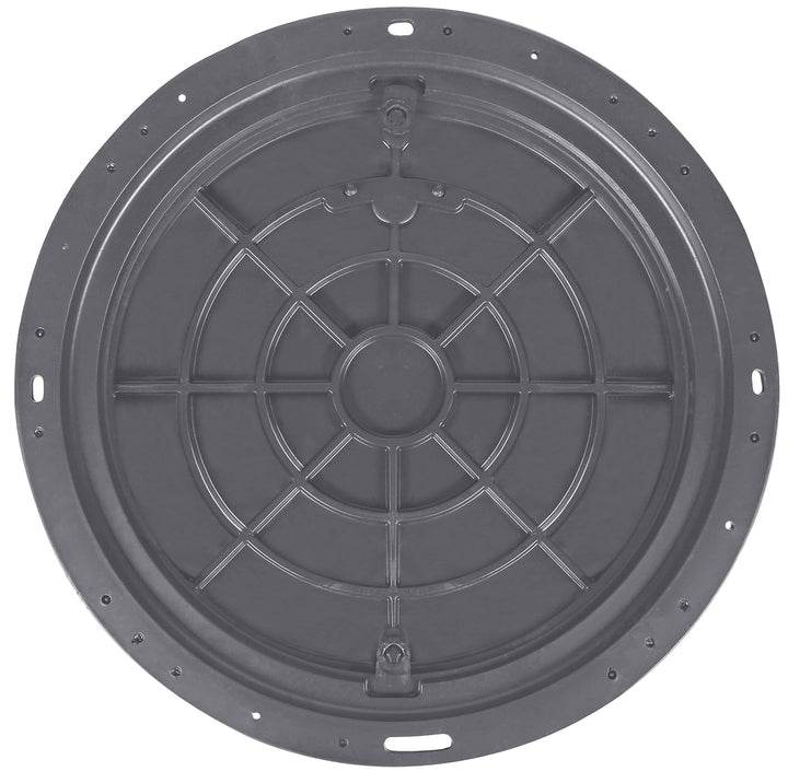 BABYLONPLAST Schachtabdeckung, Kanaldeckel DN600/780, Deckel Kunststoff Schachtdeckel A15, mit Siche
