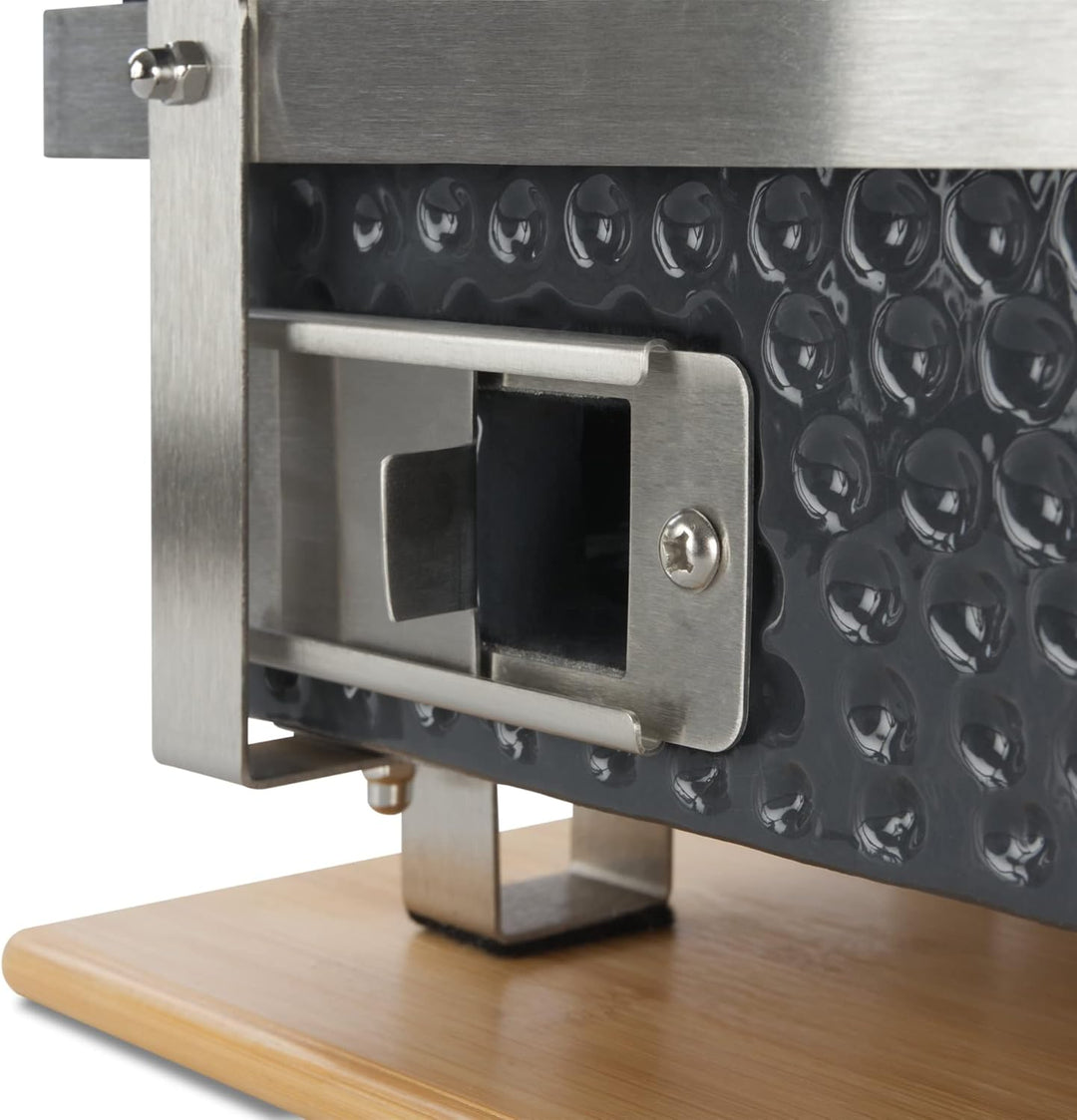 BBQ-Toro Keramik Tischgrill mit Holzunterlage | 50 x 23 x 17 cm | Hibachi Tischgrill ohne Strom | Gr