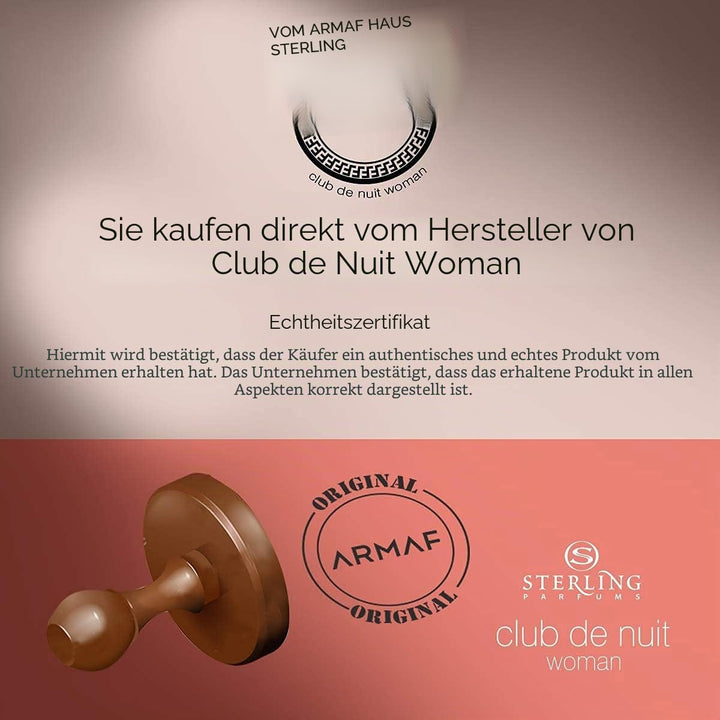 ARMAF Club De Nuit Woman Eau de Parfum, 200 ml Geblümt 200 ml (1er Pack), Geblümt 200 ml (1er Pack)